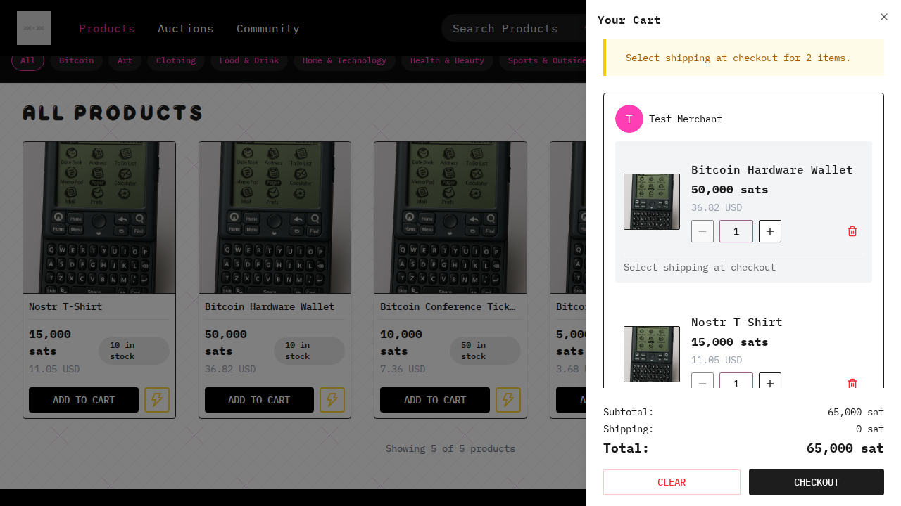 can add multiple products from same seller