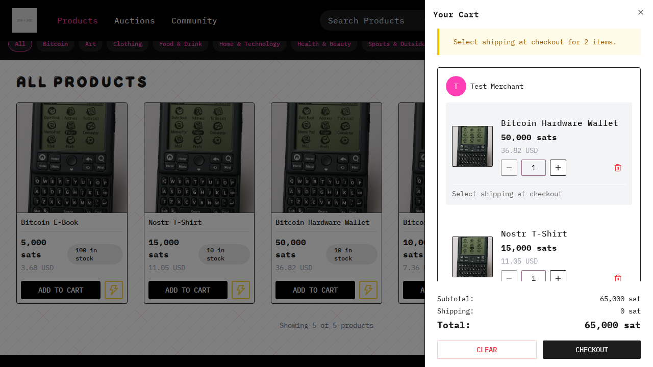 can add multiple products from same seller